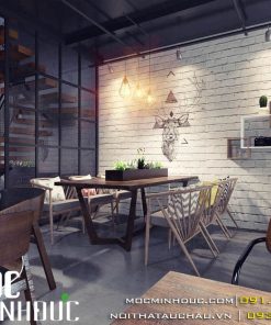 thiết kế nội thất quán cafe văn phú