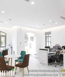 Thiết kế thi công nội thất thẩm mỹ viện tại long biên