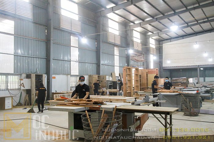 Hình ảnh sản xuất gỗ tại công ty gỗ