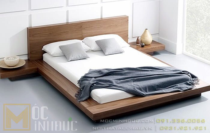 Giường ngủ gỗ Veneer