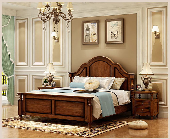 Hình ảnh giường gỗ đẹp