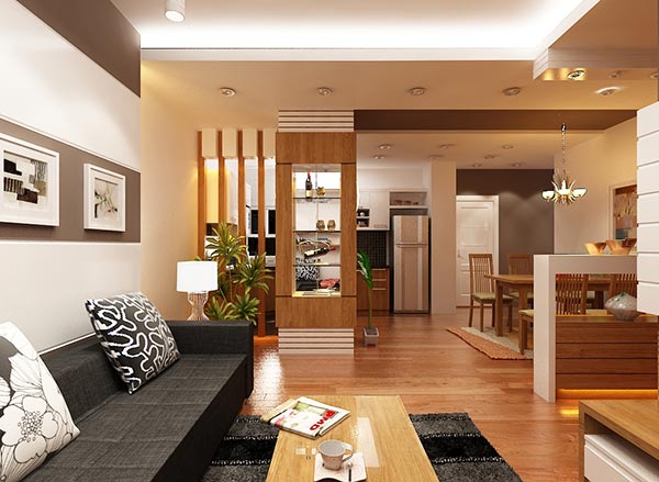 Mẫu thiết kế nội thất chung cư cao cấp sang trọng tại Hà Nội