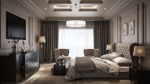 Thiết kế phòng ngủ master cho căn hộ chung cư cao cấp