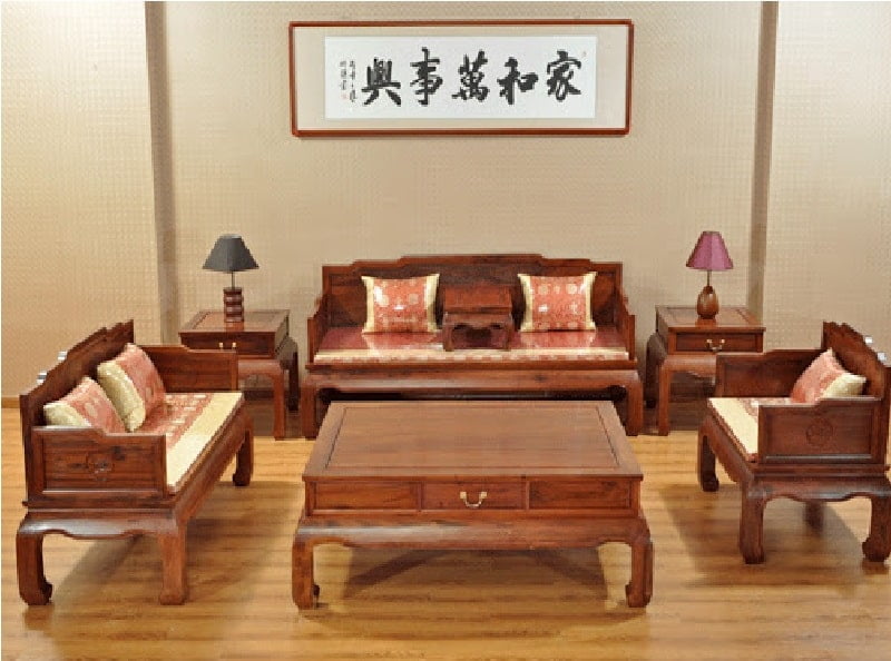 Mẫu bàn ghế gỗ tự nhiên