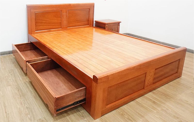 Giường gỗ Xoan Đào có tốt không? Top 5 mẫu giường gỗ đẹp năm 2021