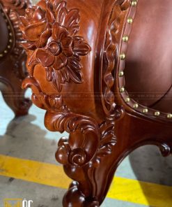 Sản xuất sofa tân cổ điển bọc da