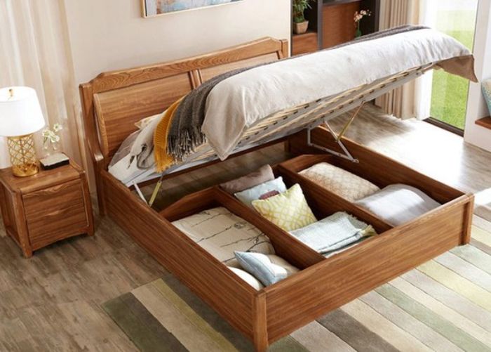 Mẫu giường thiết kế hiện đại , thông minh