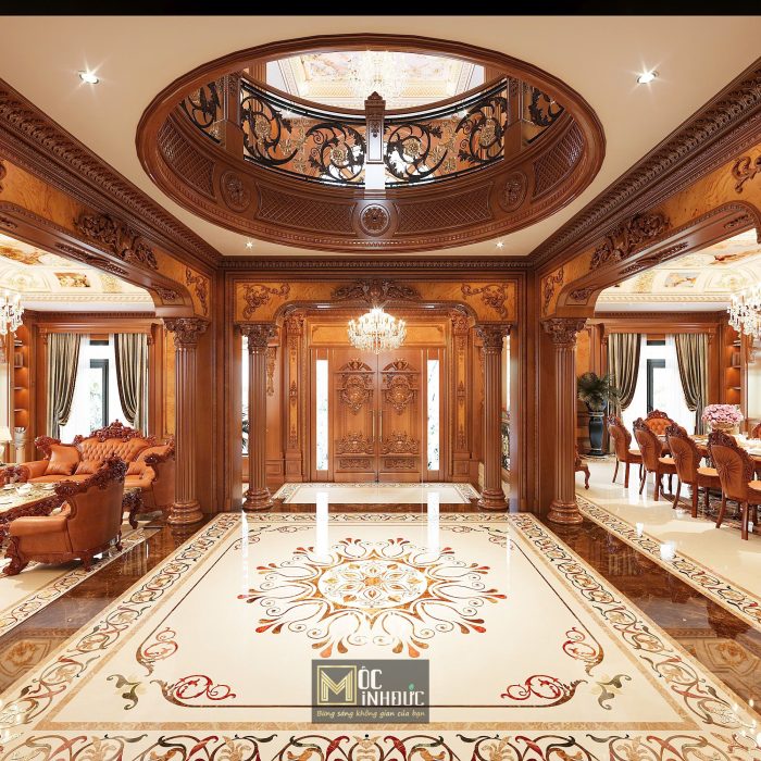 Thiết kế nội thất Tân cổ điển biệt thự tại Ninh Bình
