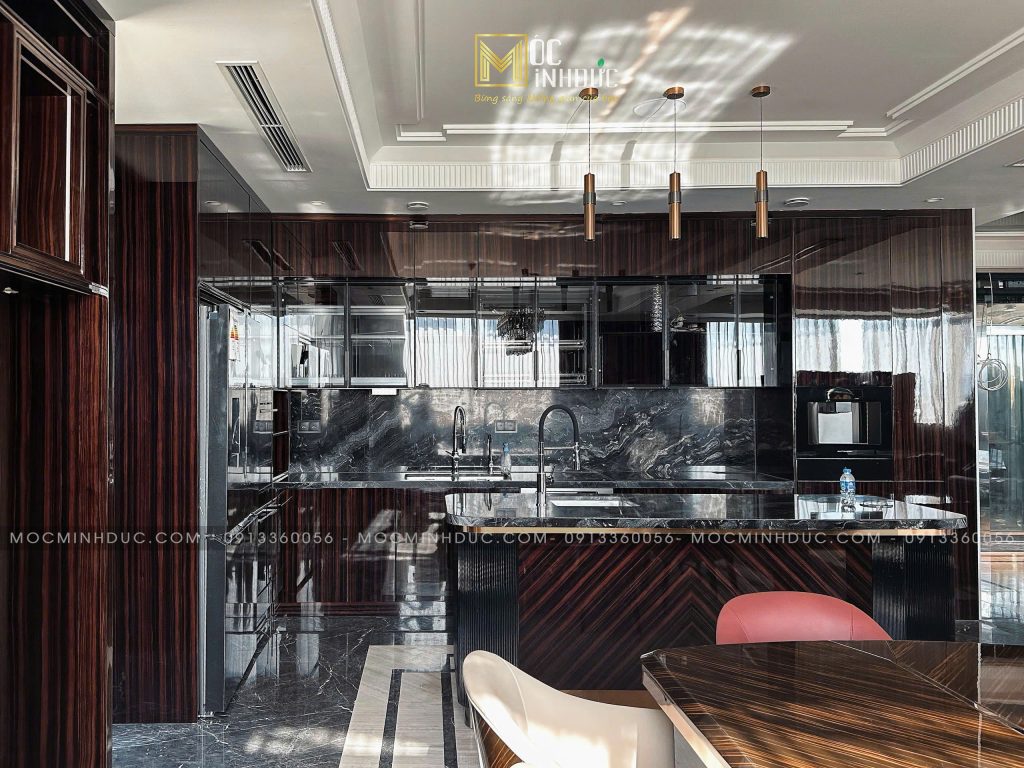 Thiết kế nội thất phòng bếp phong cách Luxury sang trọng - đẳng cấp