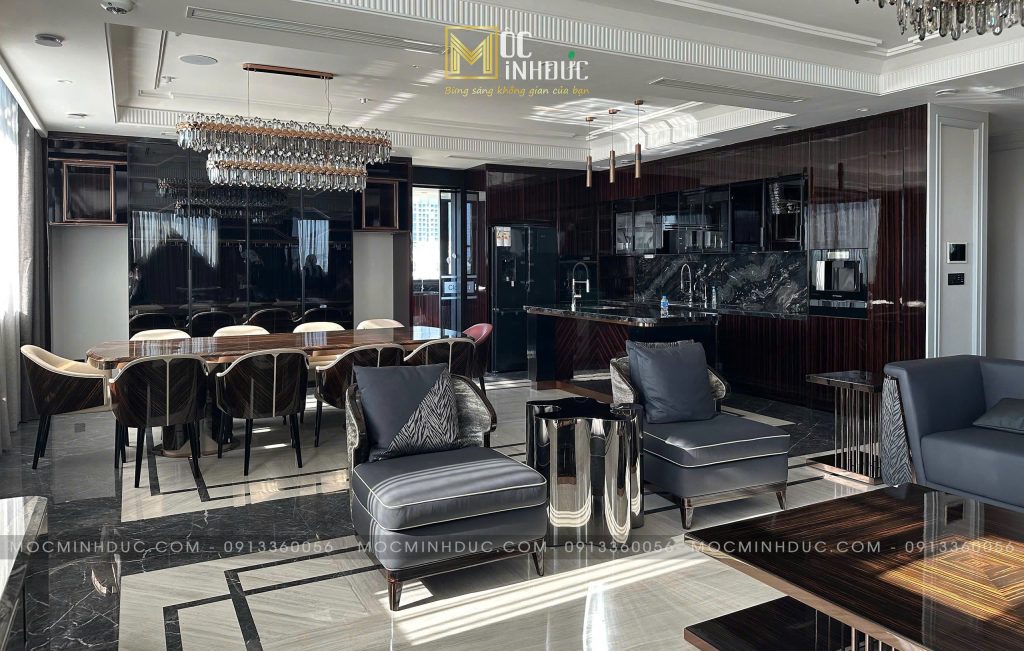 Thiết kế nội thất Luxury chú trọng vào công năng sử dụng