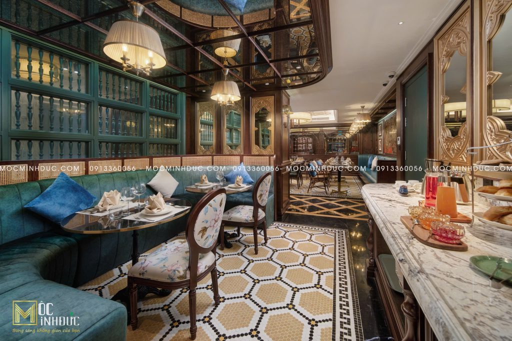 Mộc Minh Đức đơn vị thi công nội thất nhà hàng cao cấp