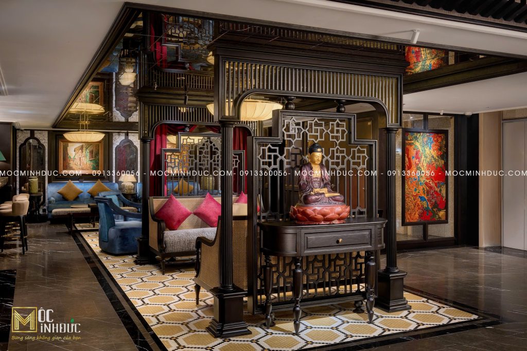 Sản xuất nội thất gỗ khu cafe